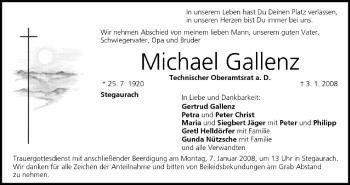 Anzeige von Michael Gallenz von MGO