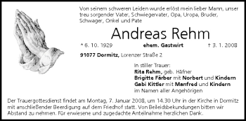 Anzeige von Andreas Rehm von MGO