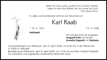 Anzeige von Karl Raab von MGO