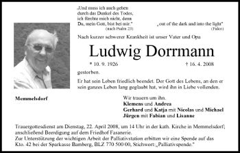 Anzeige von Ludwig Dornmann von MGO