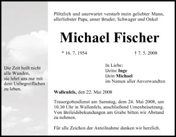 Anzeige von Michael Fischer von MGO