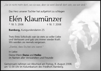 Anzeige von Elen KIaumünzer von MGO