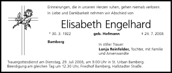 Anzeige von Elisabeth Engelhard von MGO