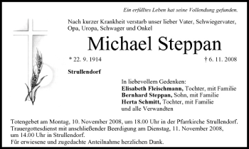 Anzeige von Michael Steppan von MGO