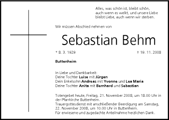 Anzeige von Sebastian Behm von MGO