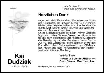 Anzeige von Kai Dudziak von MGO