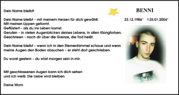 Anzeige von Benni  von MGO