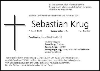 Anzeige von Sebastian Krug von MGO