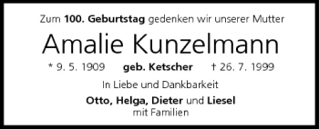 Anzeige von Amalie Kunzelmann von MGO