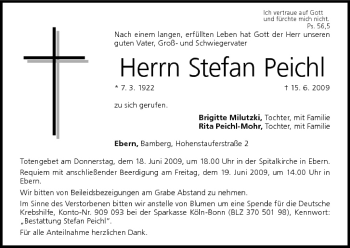 Anzeige von Stefan Peichl von MGO