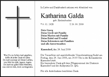 Anzeige von Katharina Galda von MGO
