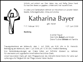 Anzeige von Katharina Bayer von MGO