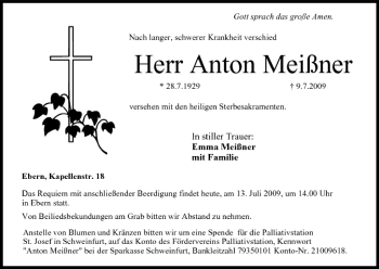 Anzeige von Anton Meißner von MGO