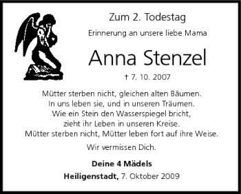 Anzeige von Anna Stenzel von MGO