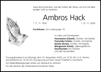 Anzeige von Ambros Hack von MGO