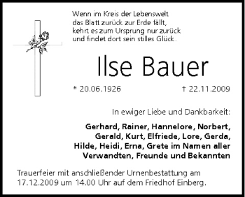 Anzeige von Ike Bauer von MGO