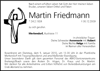 Anzeige von Martin Friedmann von MGO