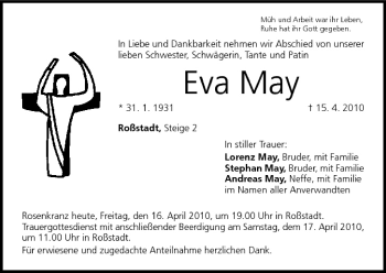 Anzeige von Eva May von MGO
