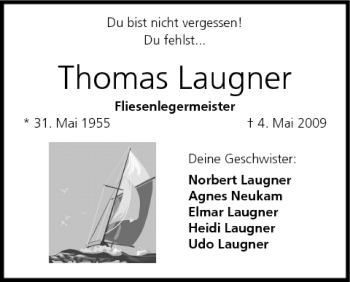 Anzeige von Thomas Laugner von MGO