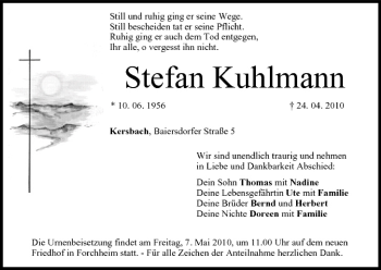 Anzeige von Stefan Kuhlmann von MGO