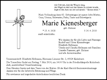Anzeige von Marie Kienesberger von MGO