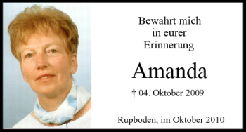 Anzeige von Amanda  von MGO