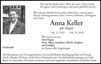 Anzeige von Anna Keller von MGO