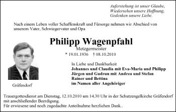 Anzeige von Philipp Wagenpfahl von MGO