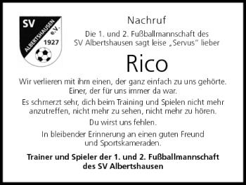 Anzeige von Rico  von MGO