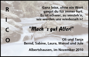 Anzeige von Rico  von MGO