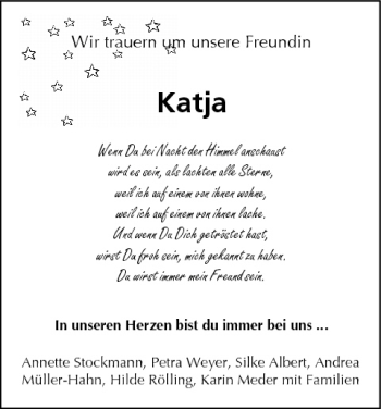 Anzeige von Katja  von MGO