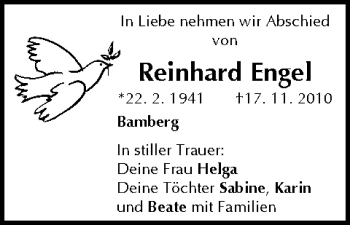 Anzeige von Reinhard Engel von MGO