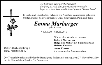 Anzeige von Emma Marburger von MGO