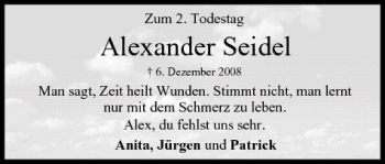 Anzeige von Alexander Seidel von MGO