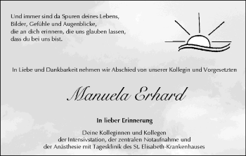 Anzeige von Manuela Erhard von MGO