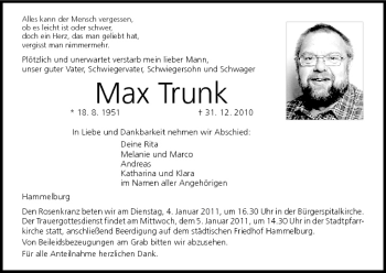 Anzeige von Max Trunk von MGO