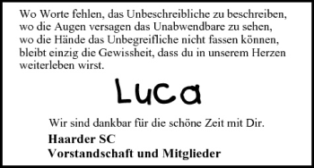 Anzeige von Luca  von MGO