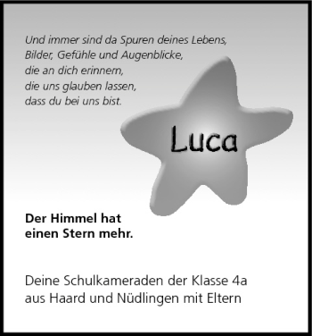 Anzeige von Luca  von MGO