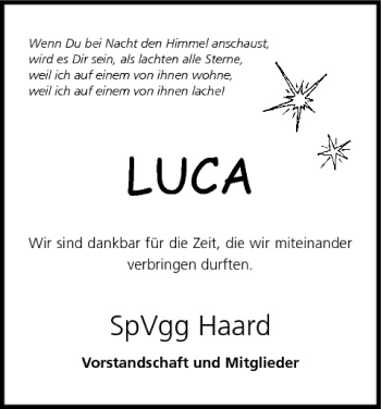 Anzeige von Luca  von MGO