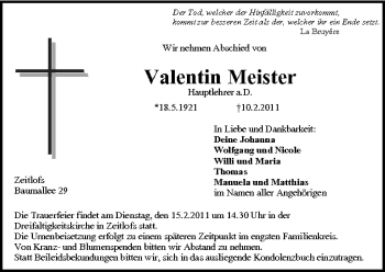 Anzeige von Valentin Meister von MGO