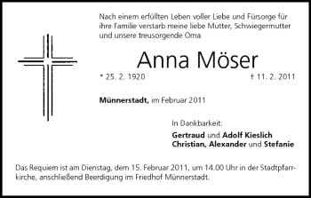 Anzeige von Anna Möser von MGO
