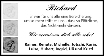 Anzeige von Richard  von MGO