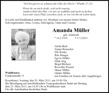 Anzeige von Amanda Müller von MGO