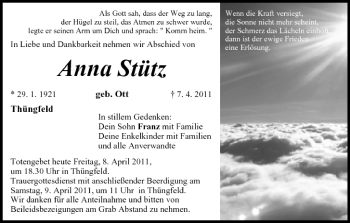 Anzeige von Anna Stütz von MGO