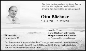 Anzeige von Otto Büchner von MGO