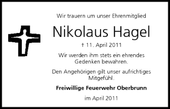 Anzeige von Nikolaus Hagel von MGO