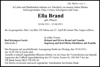 Anzeige von Ella Brand von MGO