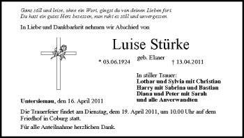 Anzeige von Luise Stürke von MGO