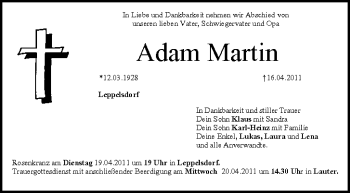 Anzeige von Adam Martin von MGO