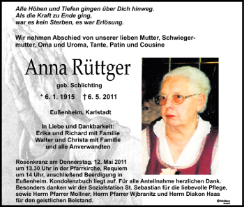 Anzeige von Anne Rüttger von MGO